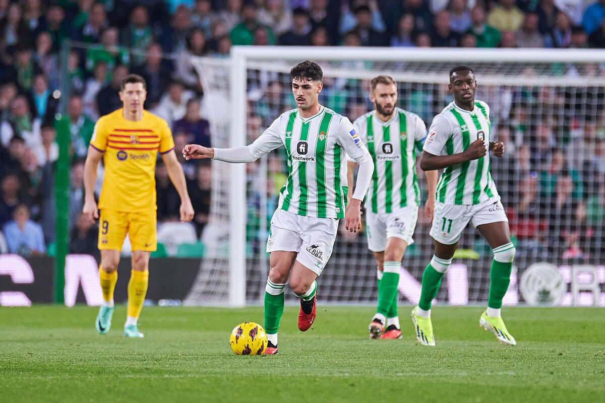 Johnny Cardoso en el Real Betis - FC Barcelona | Salvador López Medina para El MIRA