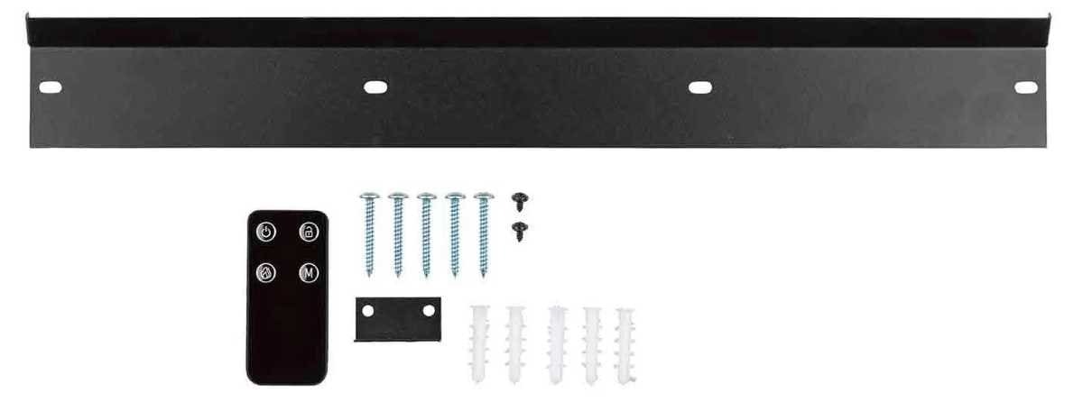 Chimenea eléctrica decorativa horizontal 1800 W de Lidl