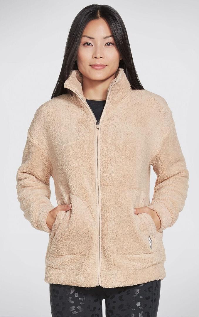 Chaqueta Skechers GOLoungue Downtime Jacket con pelito