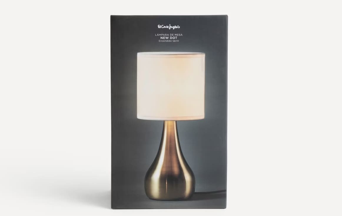 Lámpara de mesa táctil New Dot de El Corte Inglés