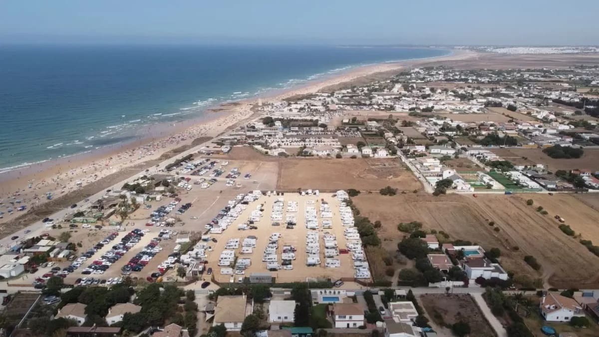 La playa de El Palmar en Vejer