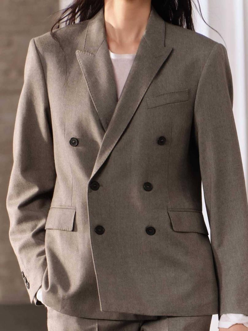 Blazer cruzada lana ZW Collection