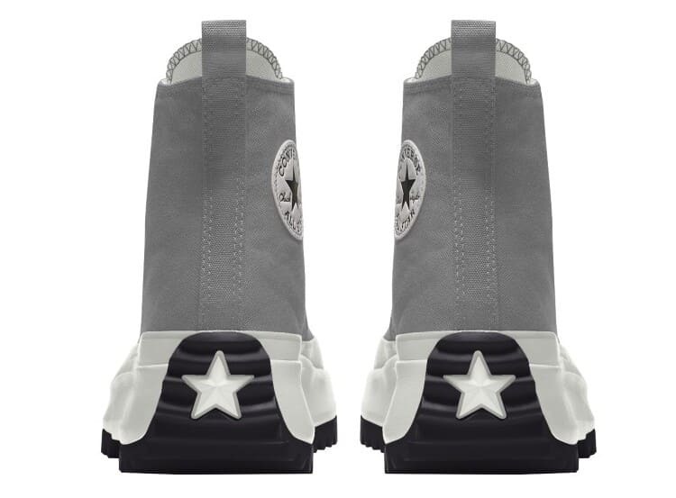 Las clásicas zapatillas Custom Run Star Hike By You de Converse con plataforma