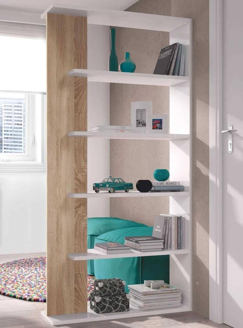 Estantería LORAS Blanco Artik y Roble de Leroy Merlin