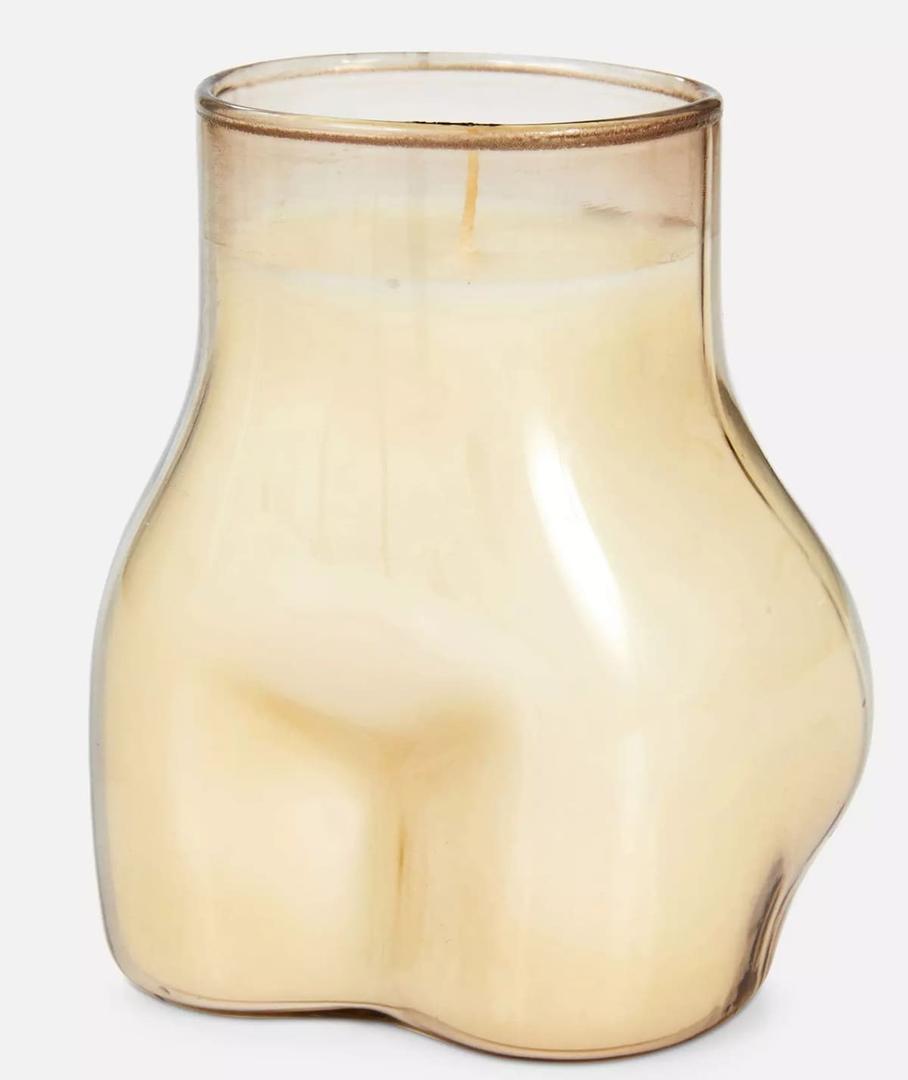 Vela en recipiente de vidrio con forma de escultura de Primark