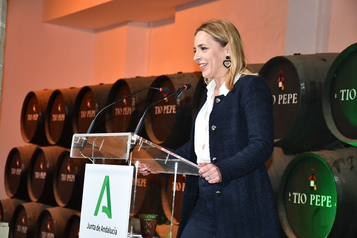 Almudena Martínez, durante la presentación Fitur