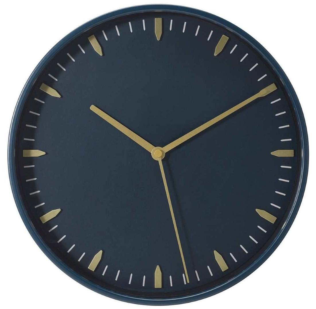 SKÄRIG Reloj de pared, baja tensión azul de Ikea