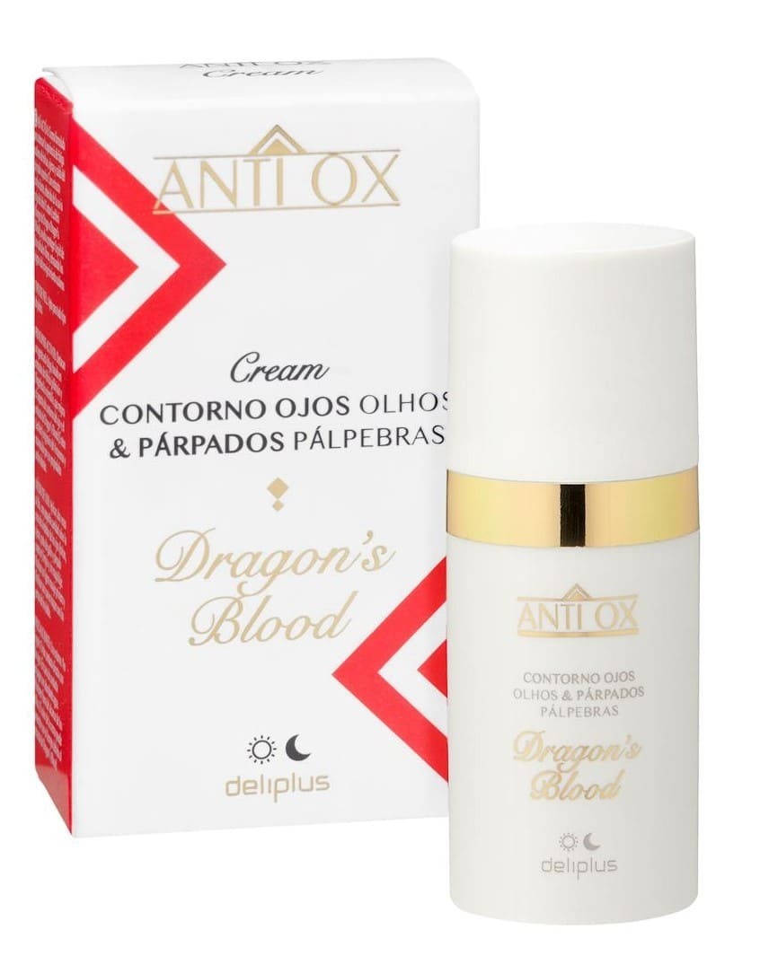 Crema contorno de ojos y párpados Dragon’s blood Anti Ox Deliplus