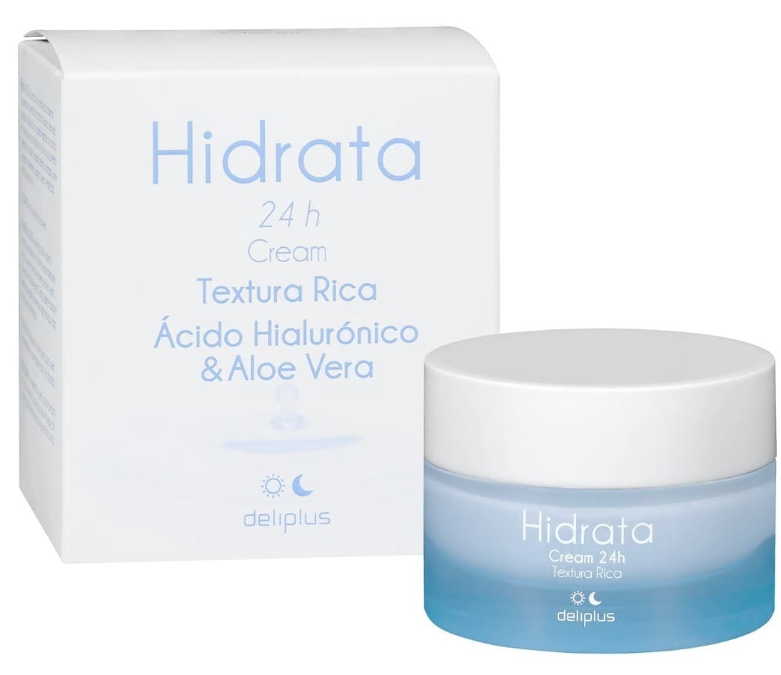 Crema facial Textura Rica 24 h Hidrata Deliplus