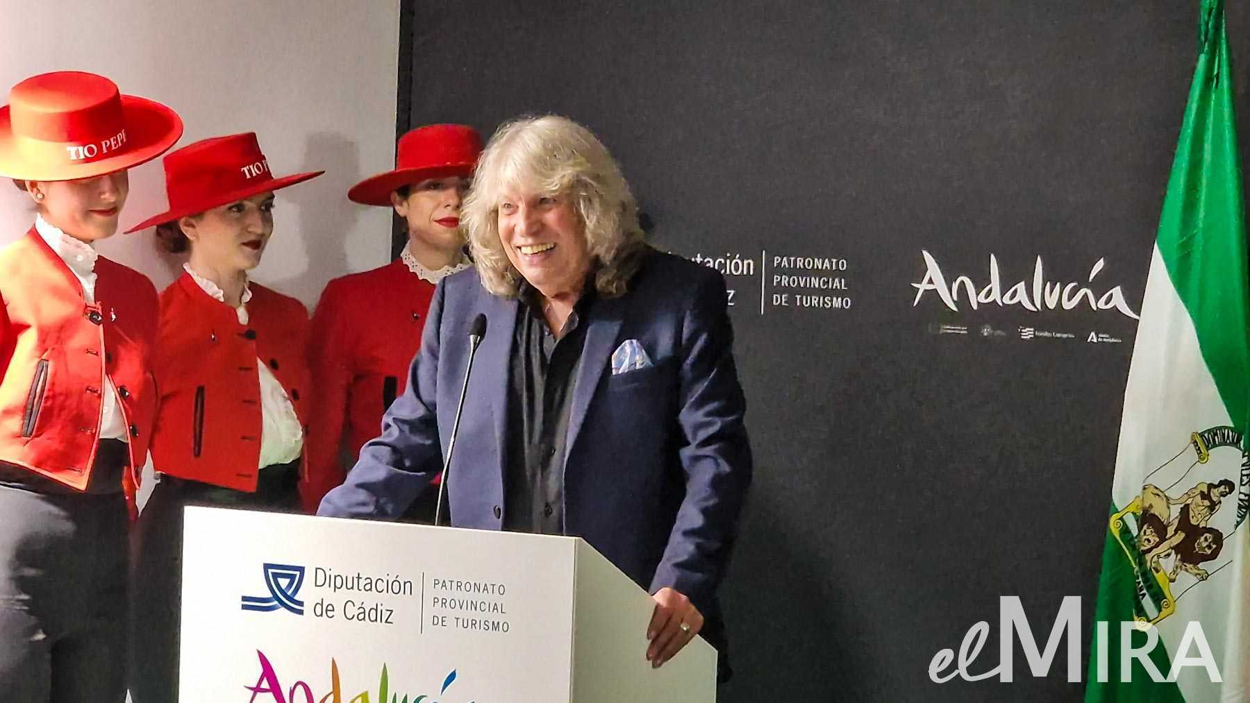 José Mercé en la presentación de la X edición del Tío Pepe Festival