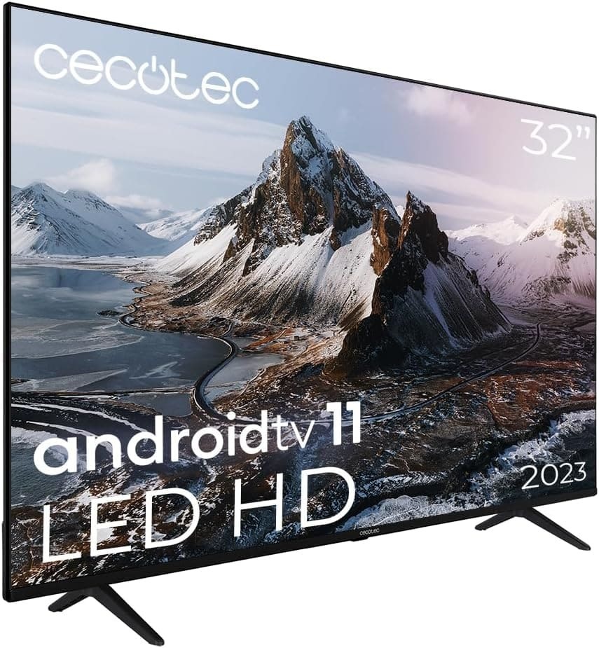 La Smart TV LED A3 Series de 32 '' y diseño sin marco de Cecotec que está rebajada en Amazon