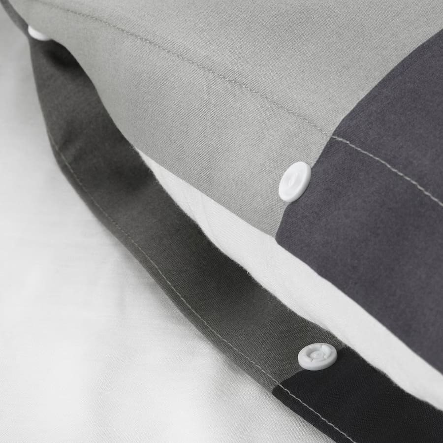 La nueva funda nórdica BRUNKRISSLA a cuadros de Ikea