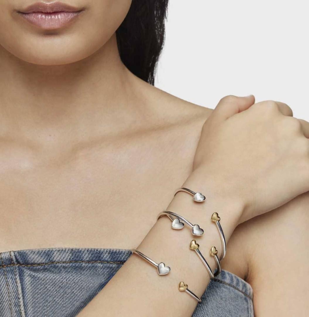 Pulsera esclava corazón bicolor my other half de Tous