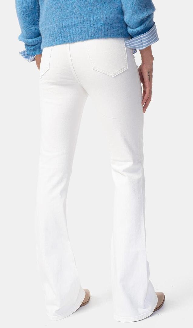 El pantalón vaquero largo skinny blanco de mujer TEX de Carrefour