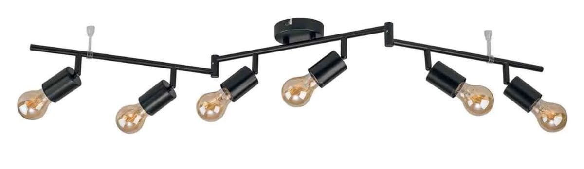 Lámpara de techo alargada