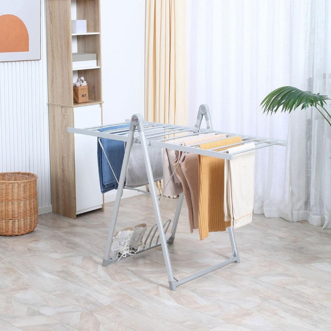 Tendedero eléctrico con aleación de aluminio HOMCOM