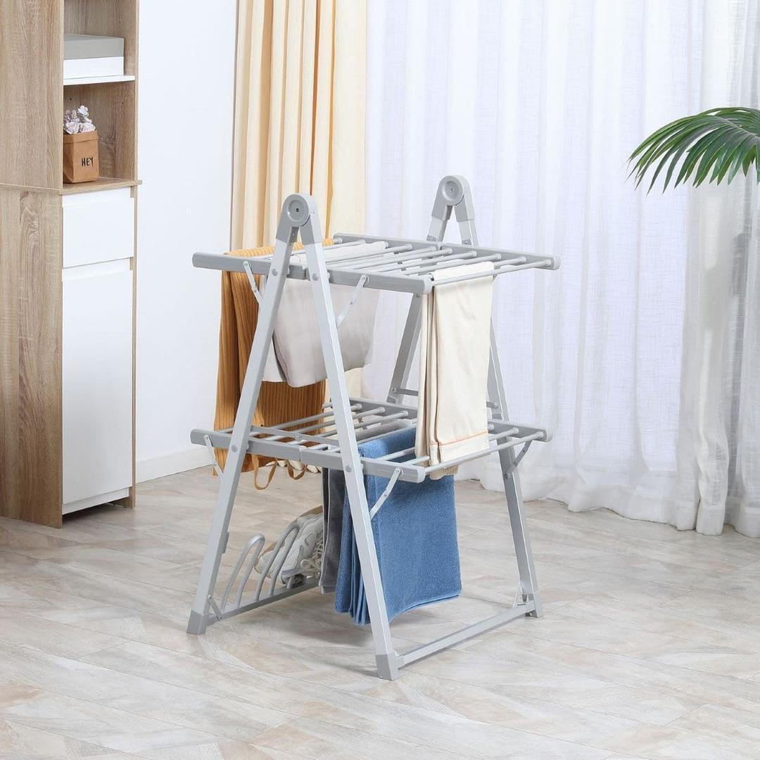 Tendedero eléctrico de 2 niveles