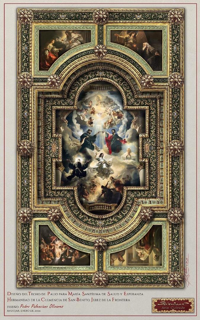 Diseño del techo de palio