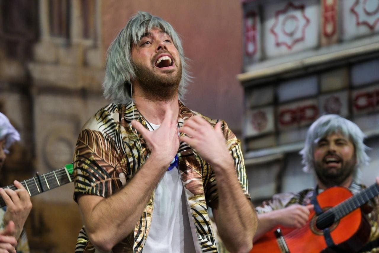 Antoñito, integrante de la chirigota de Puerto Real