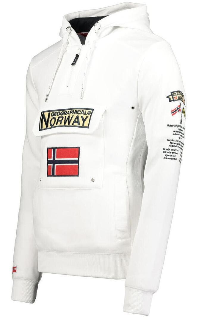 La nueva sudadera de montaña y trekking con capucha Geographical Norway Gymclass en Decathlon
