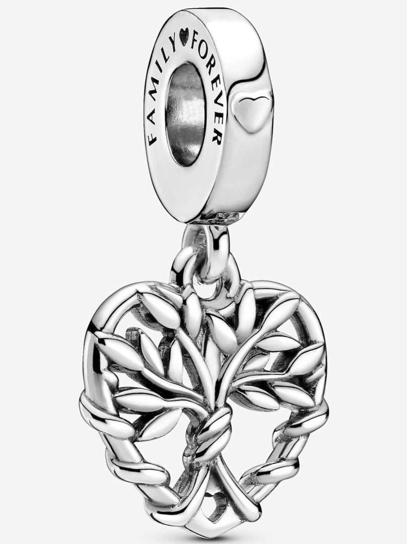 Charm Colgante Árbol Genealógico de Corazón de Pandora