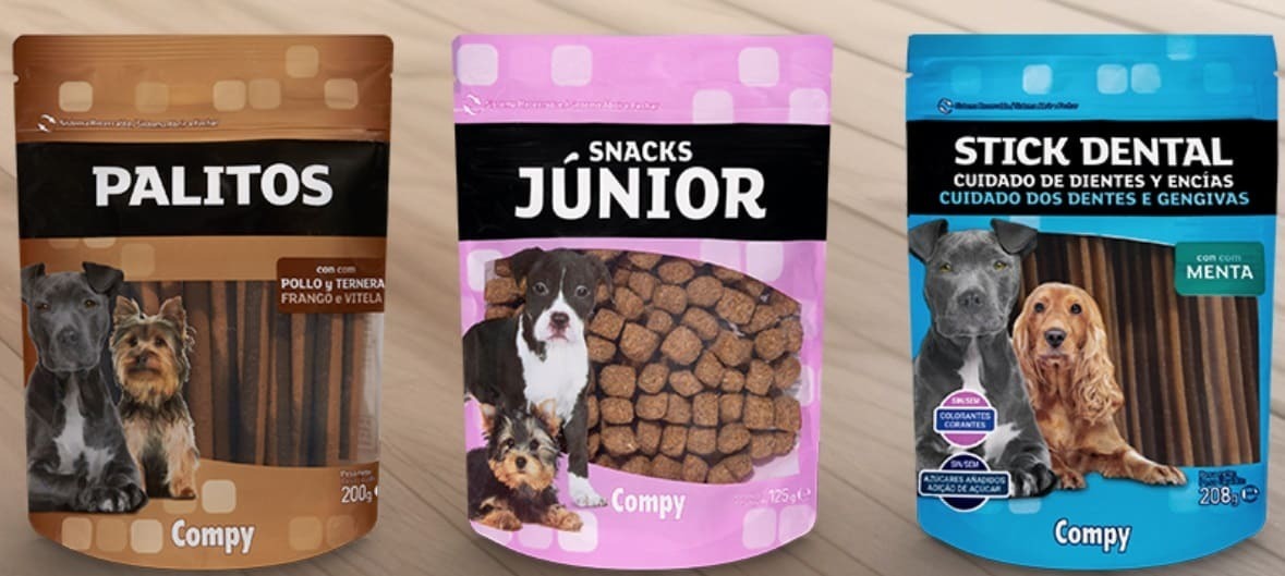 Snacks de Compy para perros de Mercadona 1