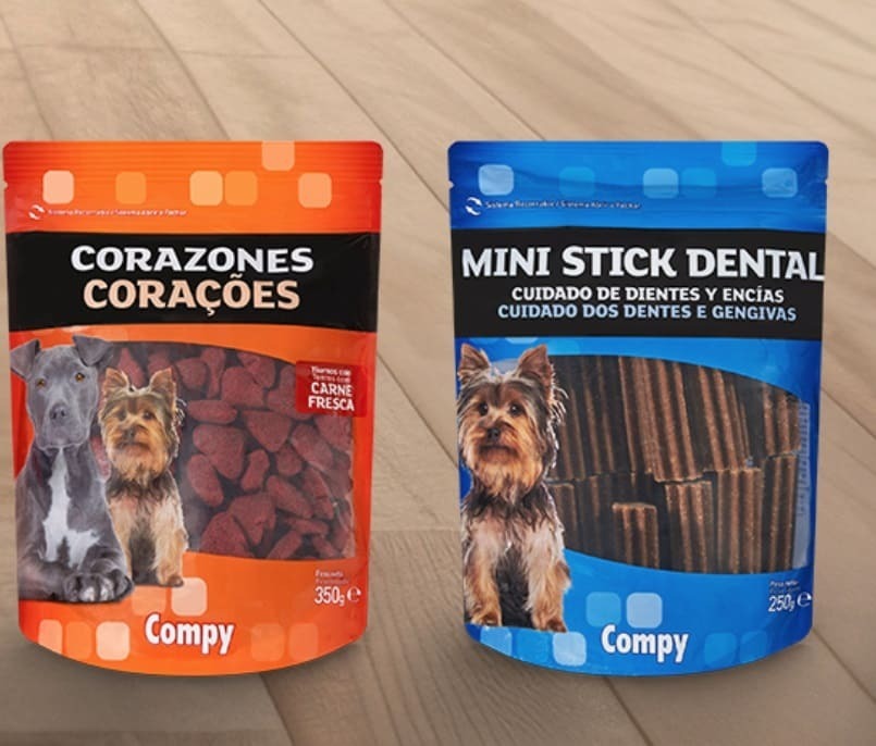 Snacks de Compy para perros de Mercadona