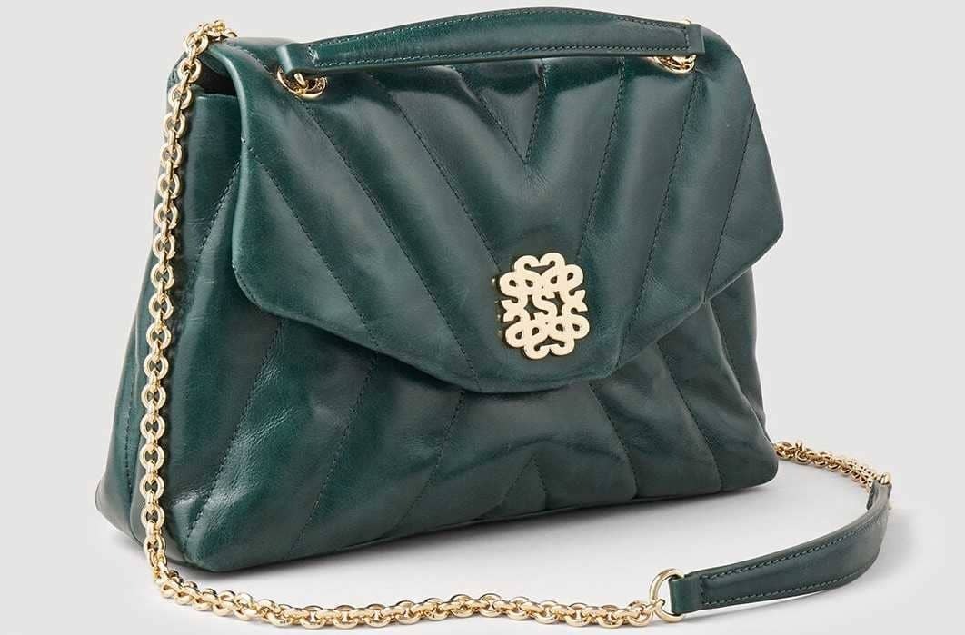 Bolso Mila de piel acolchada de Sandro Paris