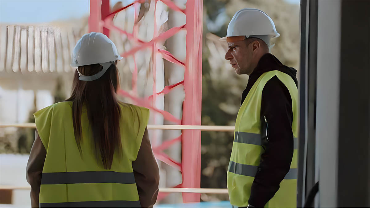 Joaquín y Susana Saborido visitan la obra de su casa nueva