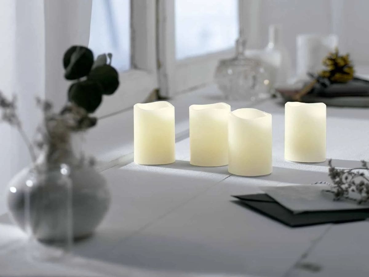Pack de velas LED de cera