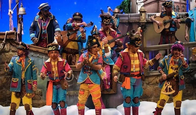 La comparsa 'Los colgaos'