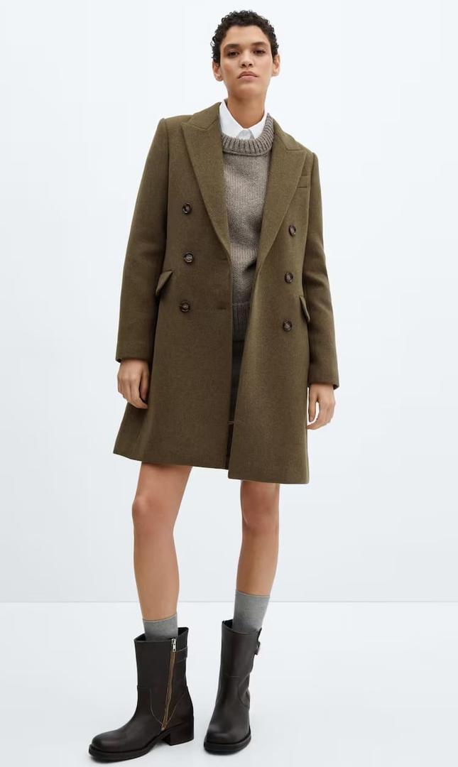 El abrigo de lana con doble botonadura de Mango-99999999_01