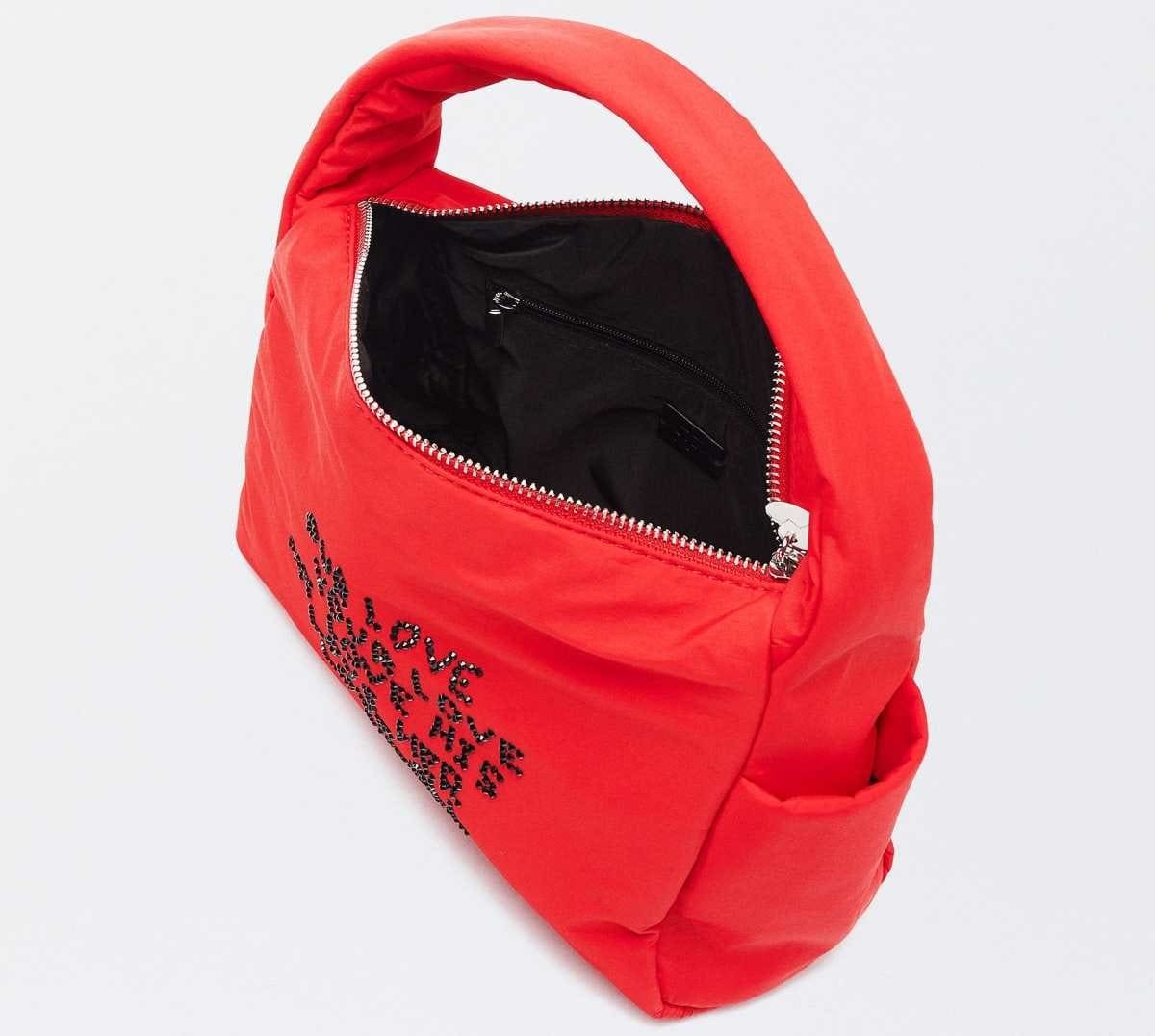 Exclusivo online bolso de hombro de nylon love de Parfois