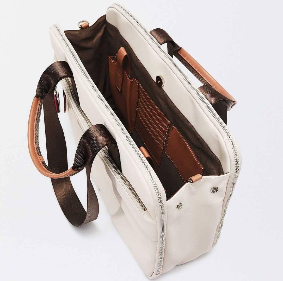 Bolso para portátil 15'' efecto nylon de Parfois