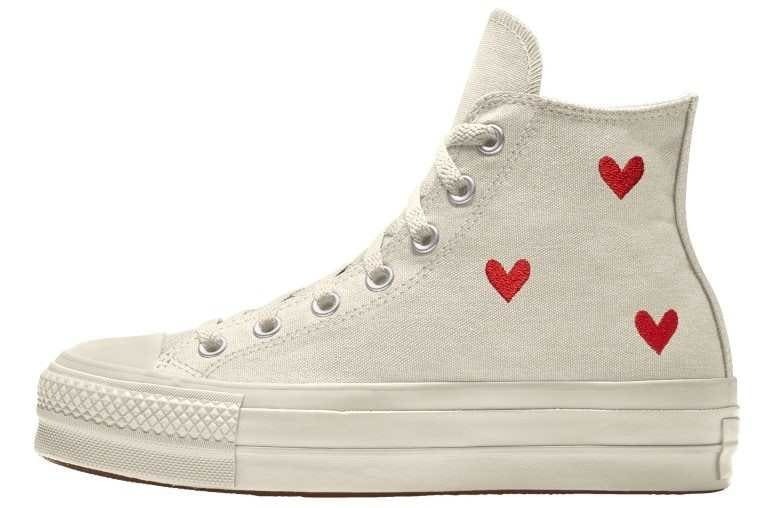 Zapatillas custom Chuck Taylor All Star Lift Platform Embroidery By You de Converse