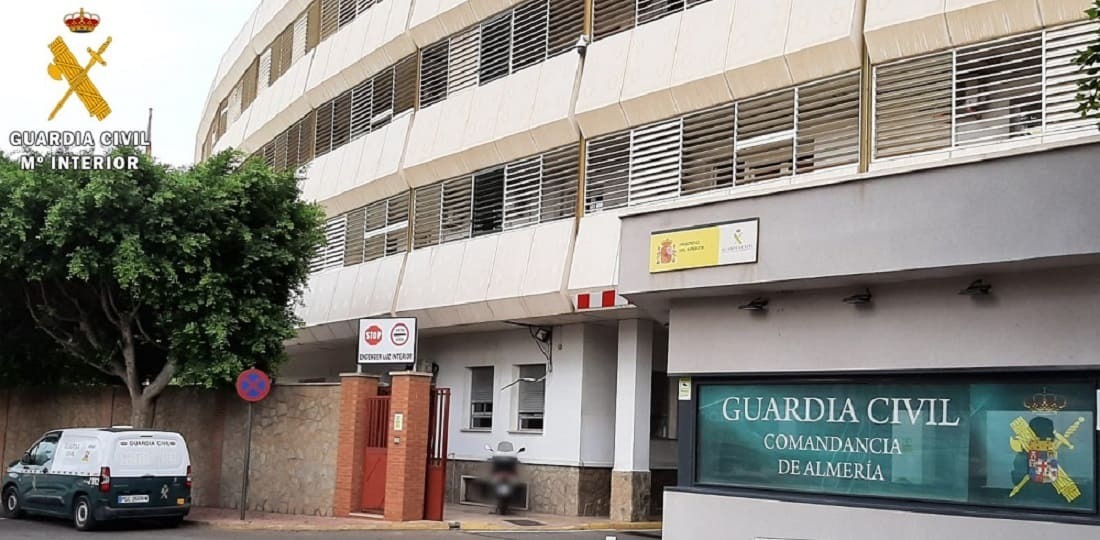 La Comandancia de la Guardia Civil de Almería