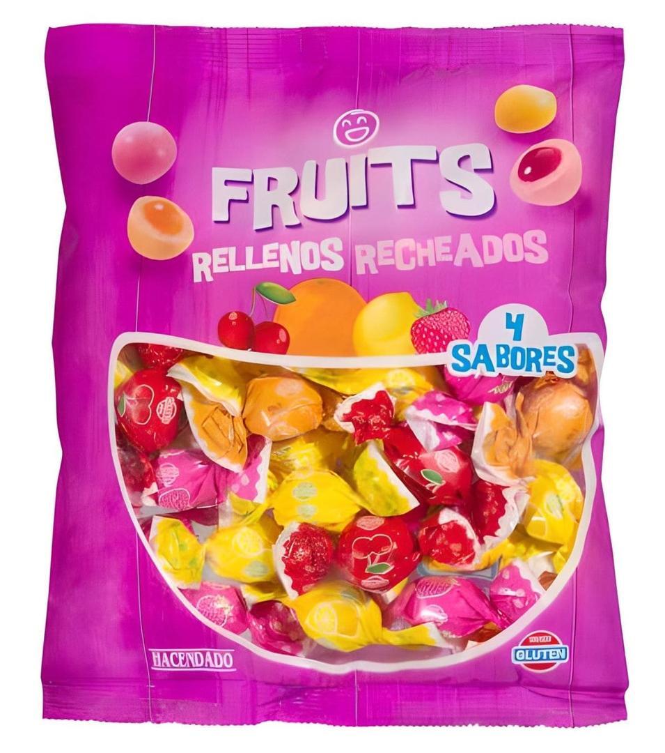 Caramelos blandos rellenos Fruits