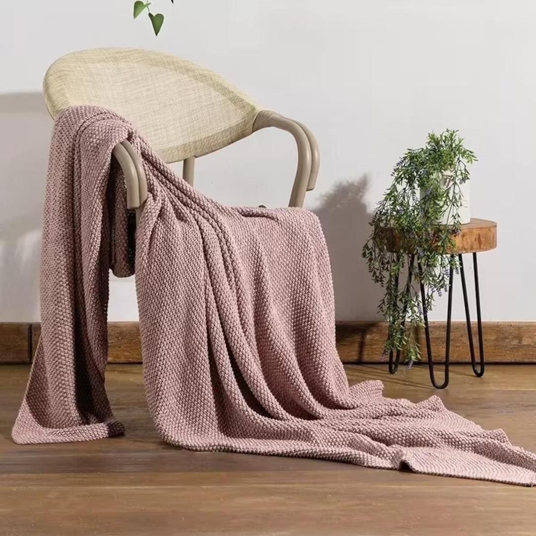 Manta plaid con tejido de punto Manterol