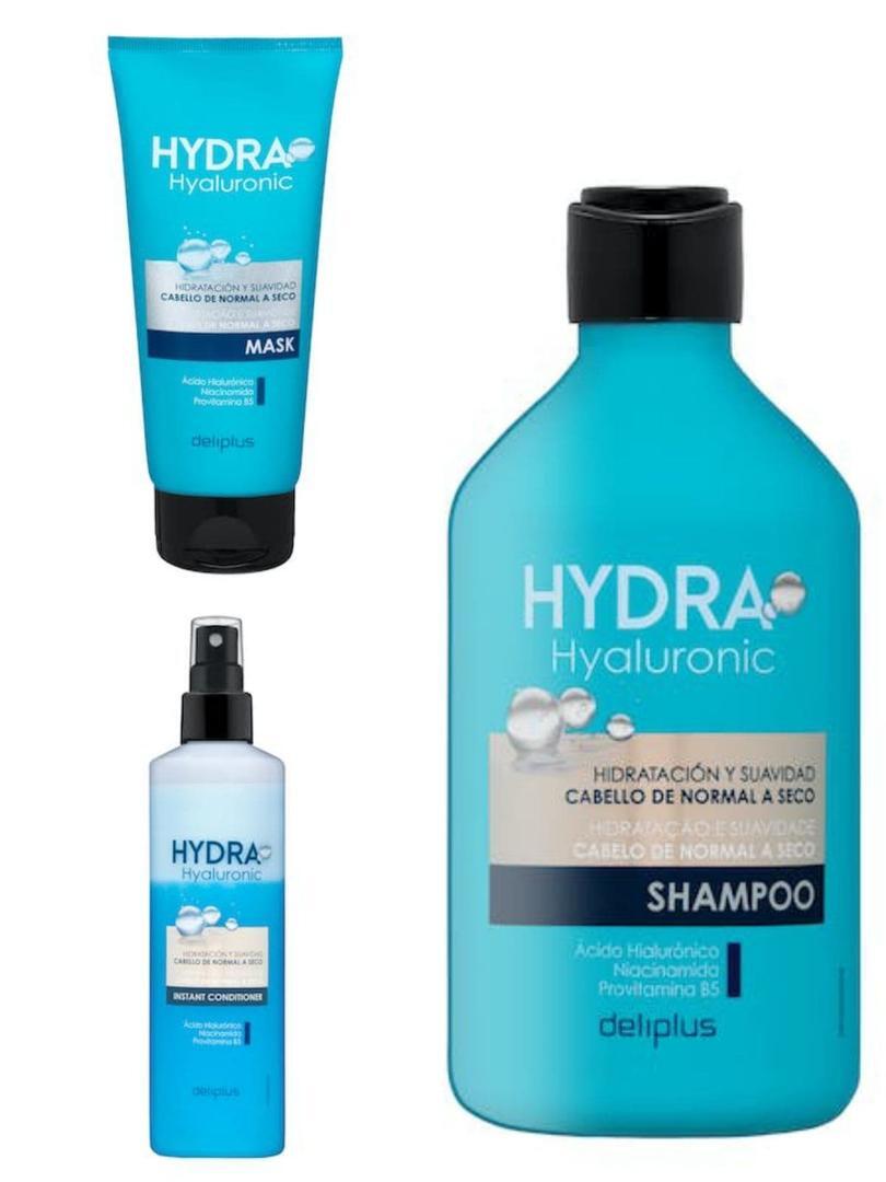 Línea de cuidado capilar Hydra hyaluronic, Deliplus