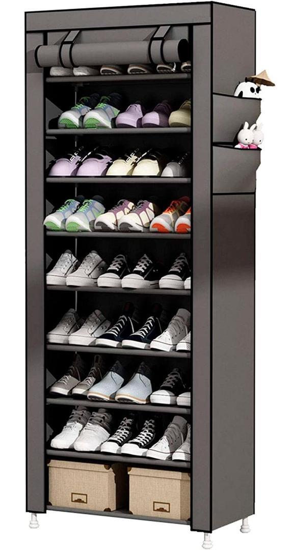 Armario zapatero de tela