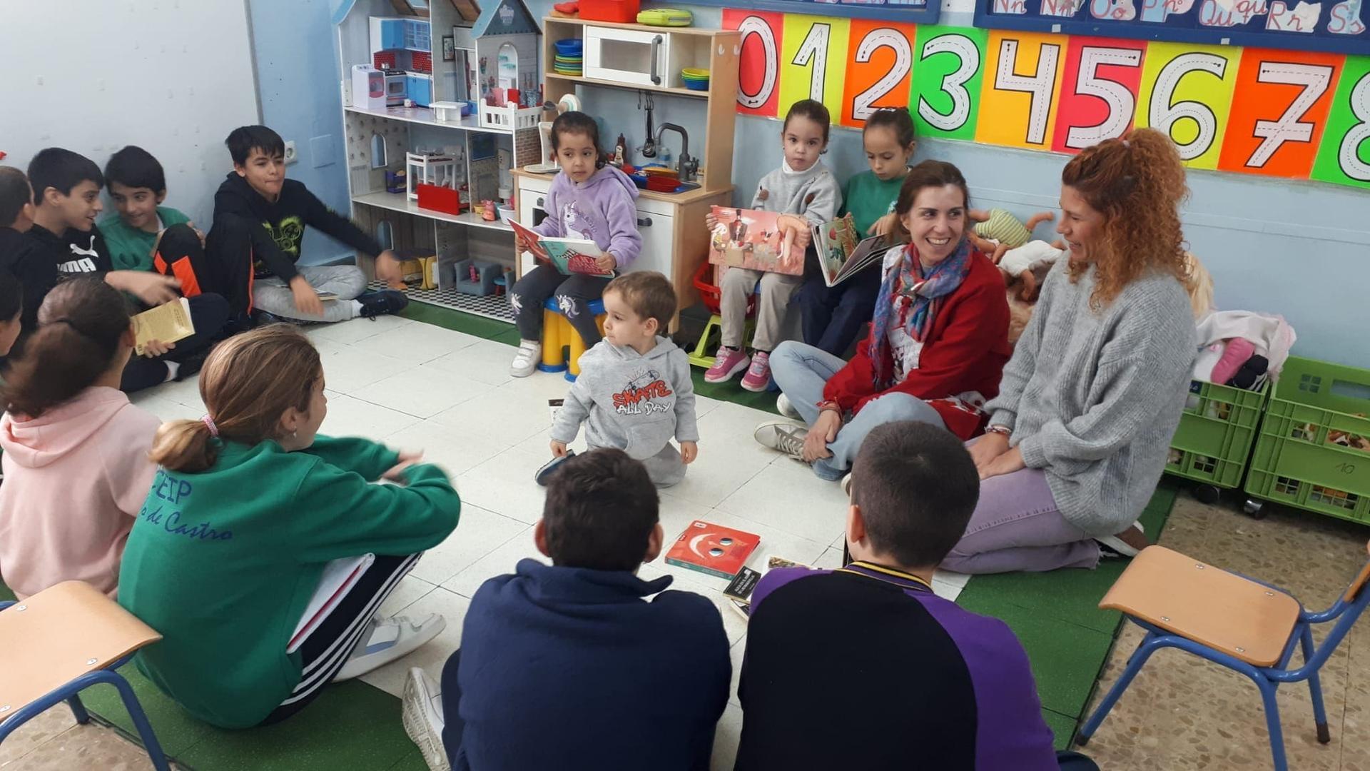 Un aula del colegio Adolfo de Castro