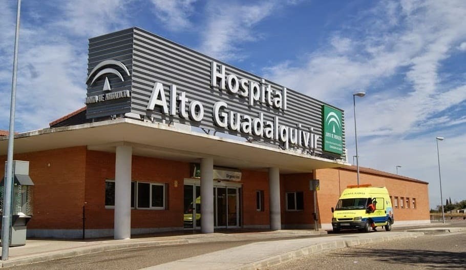 El Hospital Alto Guadalquivir, lugar donde han sido trasladados los heridos