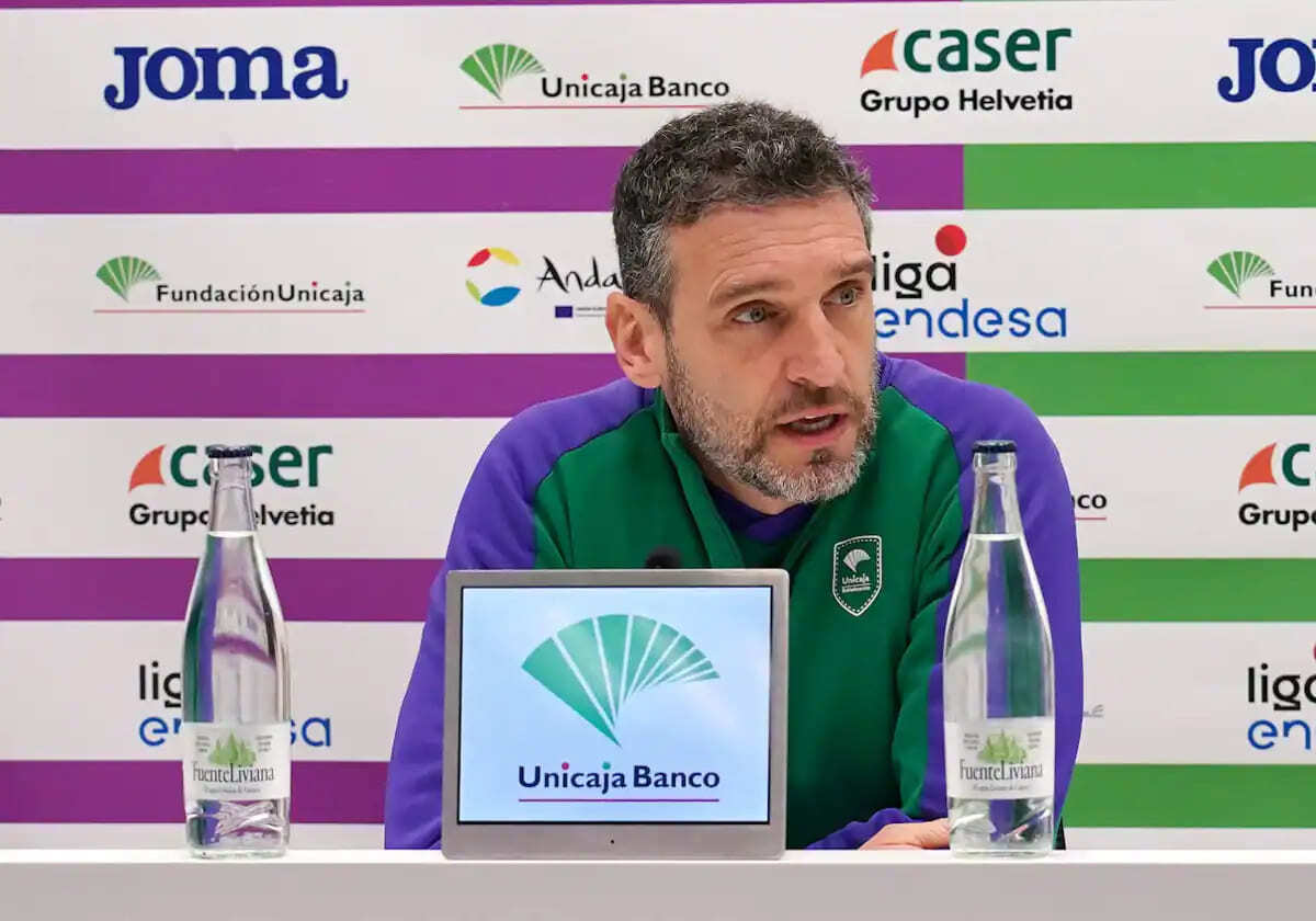 Ibon Navarro tras el Unicaja 92-86 Morabanc Andorra