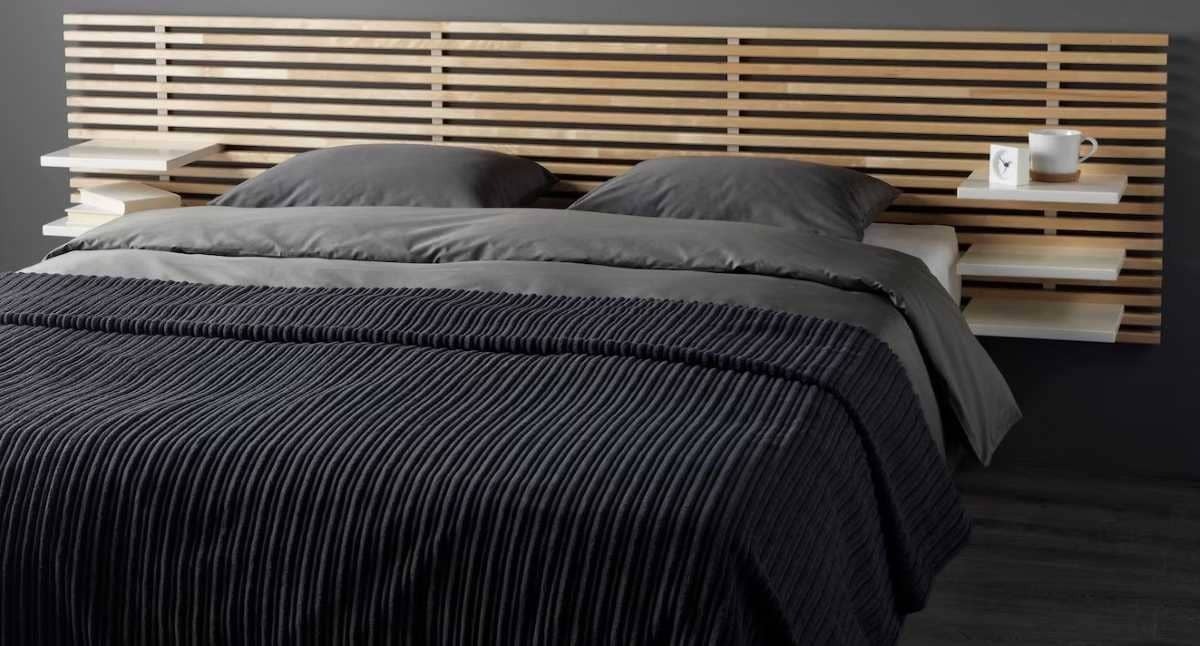 MANDAL Cabecero abedul blanco de Ikea