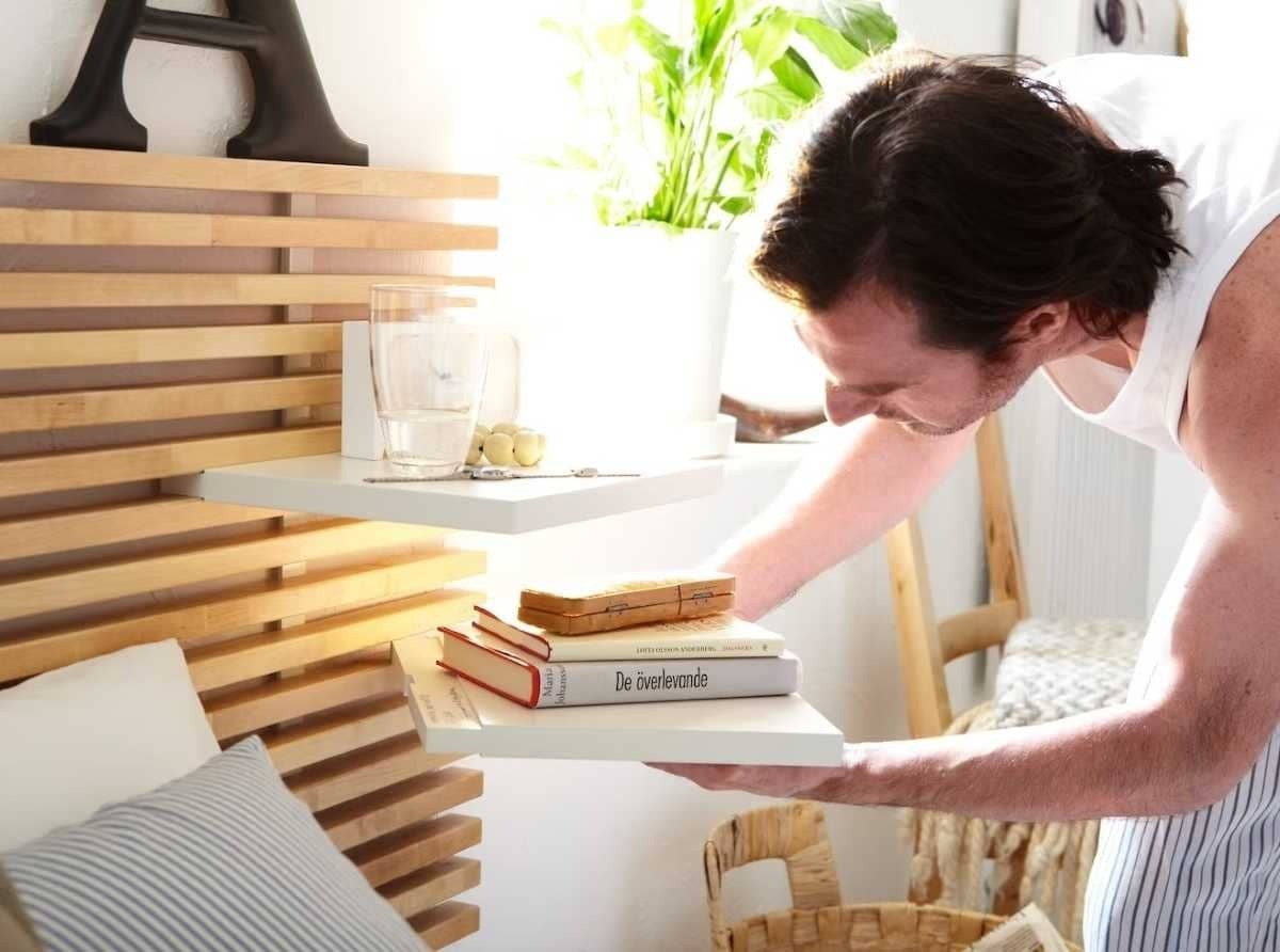 MANDAL Cabecero abedul blanco de Ikea