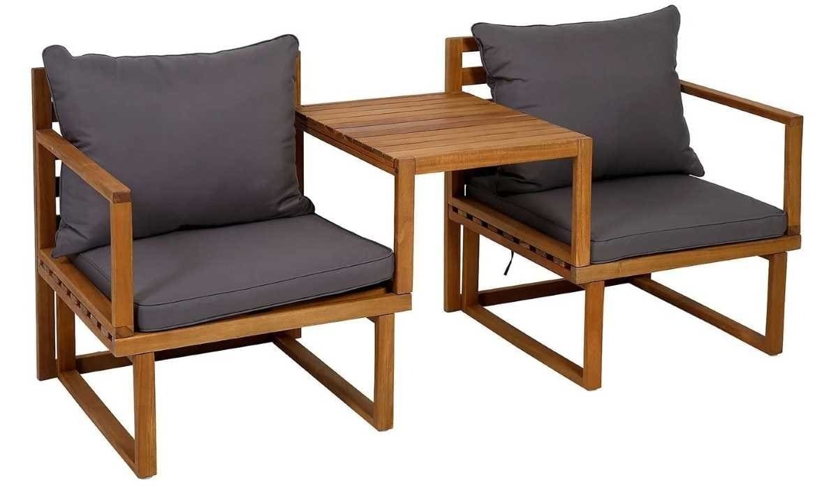 Greemotion Banco de madera multiposición para jardín de Lidl