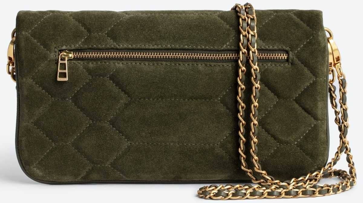 Bolso de mano Rock de ante acolchado de Zadig&Voltaire
