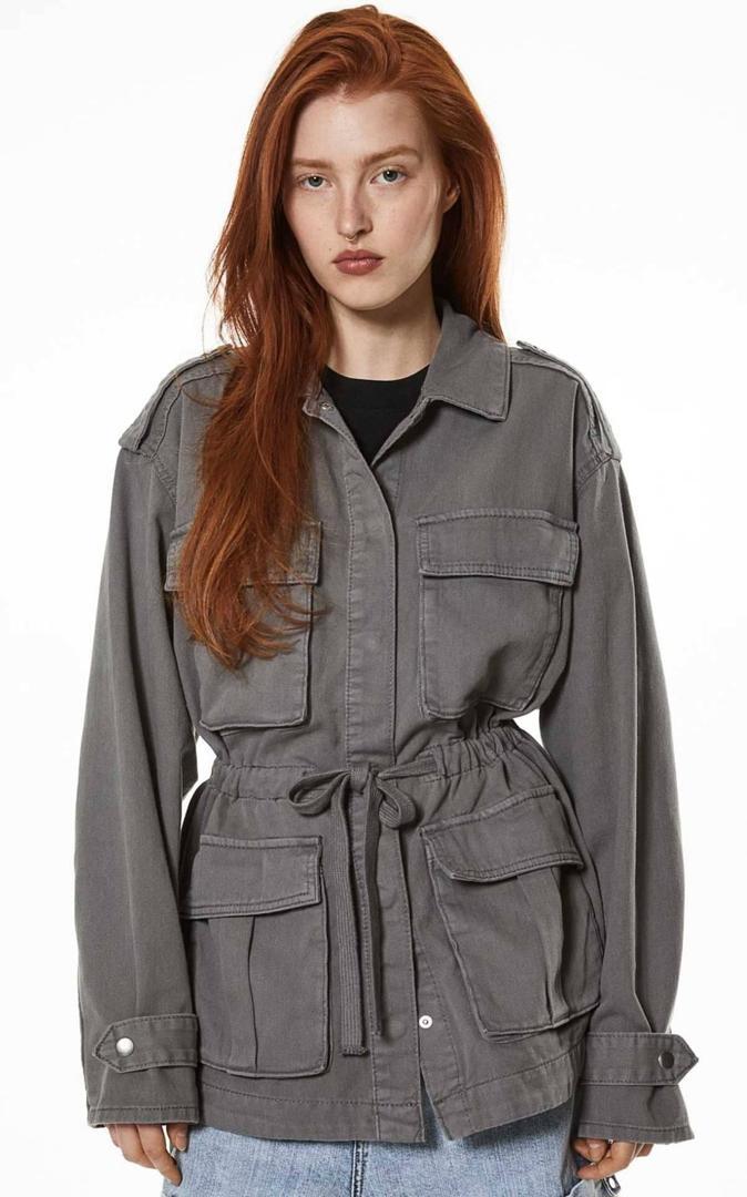 Chaqueta utility en sarga de algodón de H&M