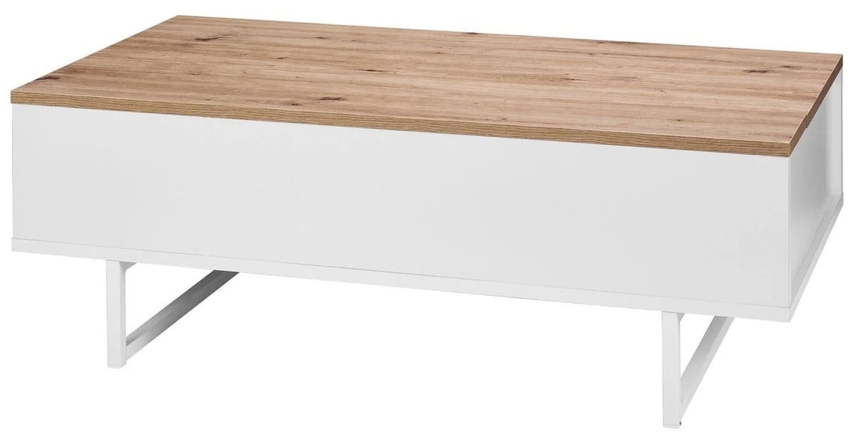 La mesa de centro con tablero regulable del modelo Madrid de Lidl