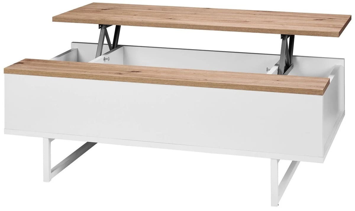 La mesa de centro con tablero regulable del modelo Madrid de Lidl